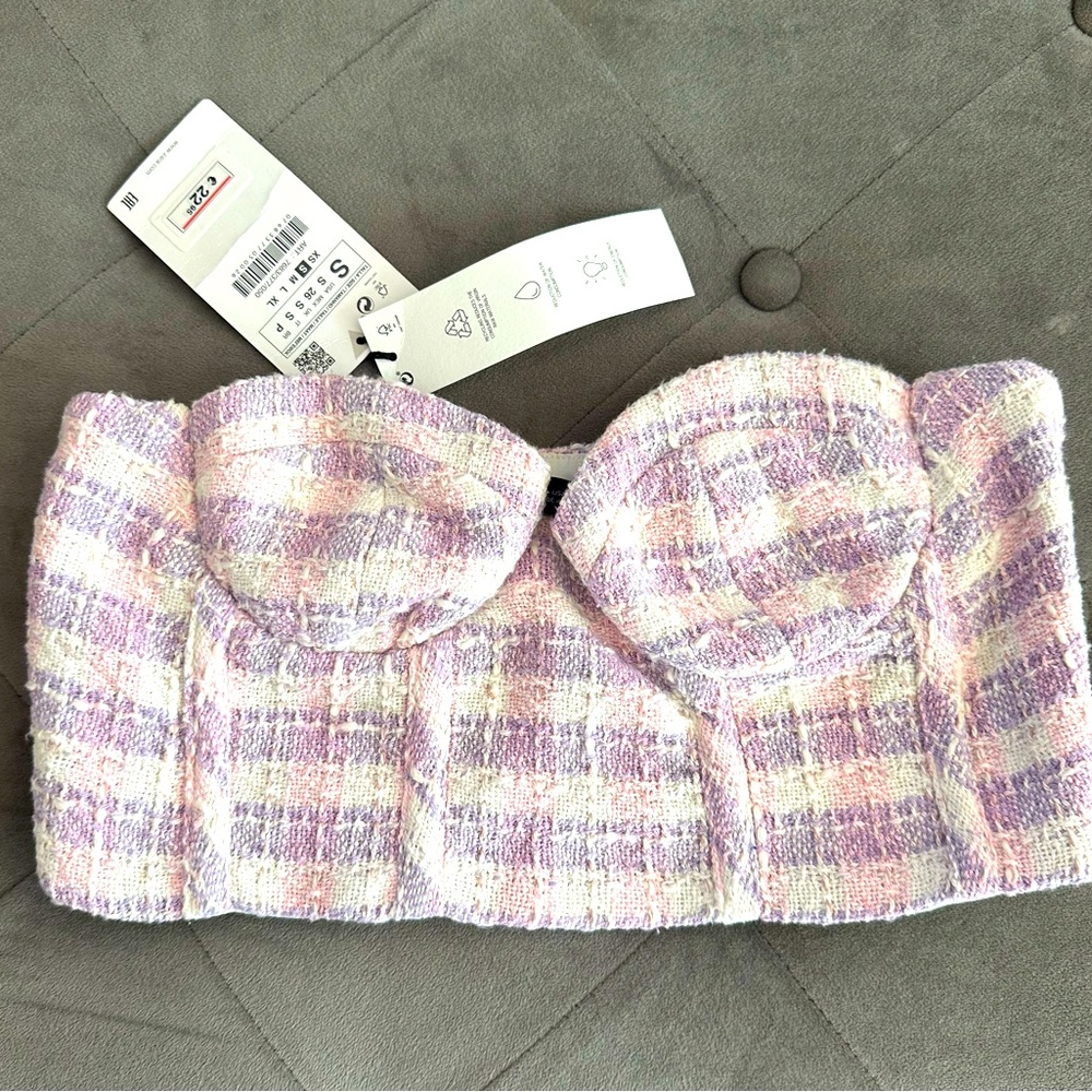 Zara Twead crop top